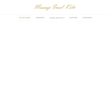 Tablet Screenshot of massage-insel-koeln.de
